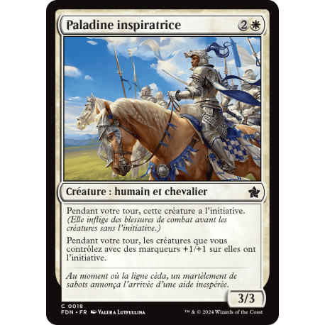 (Foil) Blanche - Paladine inspiratrice (C) [FDN]