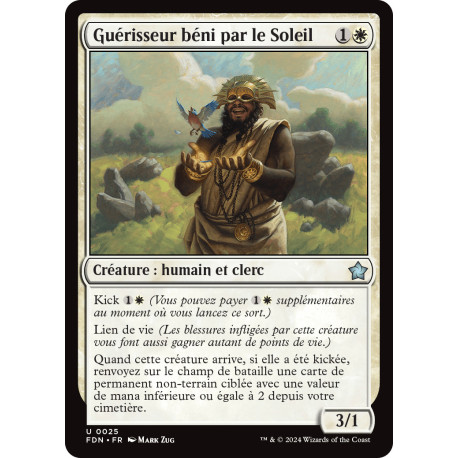 (Foil) Blanche - Guérisseur béni par le Soleil (U) [FDN]