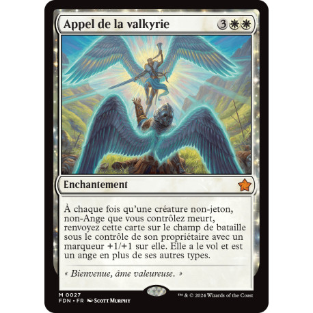 (Foil) Blanche - Appel de la valkyrie (V1) (M) [FDN]