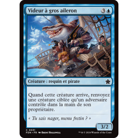 (Foil) Bleue - Videur à gros aileron (C) [FDN]