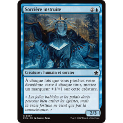 (Foil) Bleue - Sorcière instruite (C) [FDN]