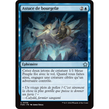 (Foil) Bleue - Astuce de bourgefæ (U) [FDN]