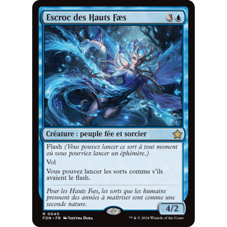 (Foil) Bleue - Escroc des Hauts Fæs (V1) (R) [FDN]