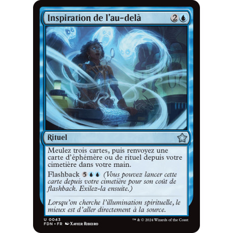 (Foil) Bleue - Inspiration de l'au-delà (U) [FDN]
