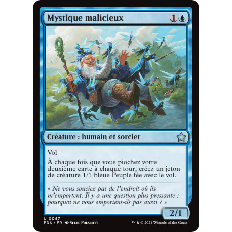 (Foil) Bleue - Mystique malicieux (U) [FDN]