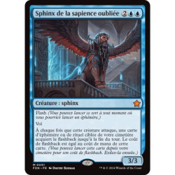 (Foil) Bleue - Sphinx de la sapience oubliée (V1) (M) [FDN]
