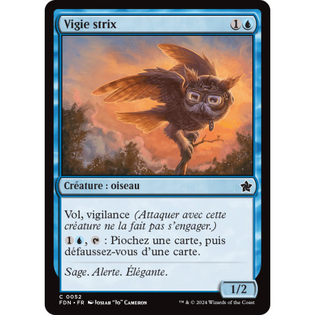 (Foil) Bleue - Vigie strix (C) [FDN]