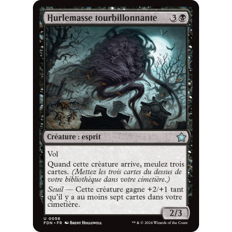 (Foil) Noire - Hurlemasse tourbillonnante (U) [FDN]