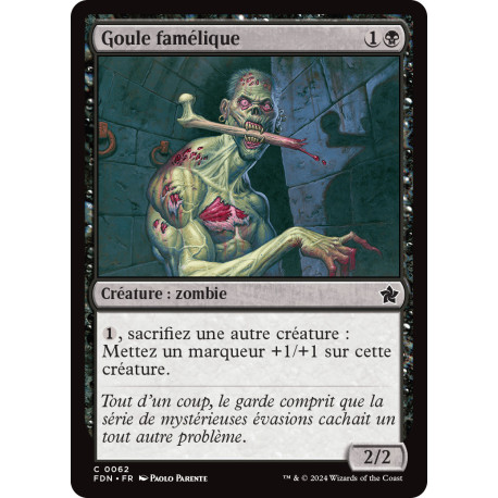 (Foil) Noire - Goule famélique (C) [FDN]