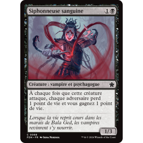 (Foil) Noire - Siphonneuse sanguine (C) [FDN]