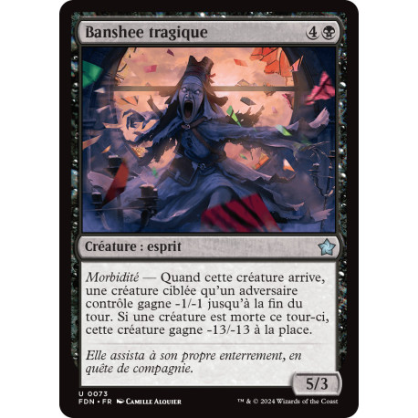 (Foil) Noire - Banshee tragique (U) [FDN]