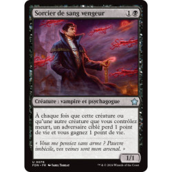 (Foil) Noire - Sorcier de sang vengeur (V1) (U) [FDN]