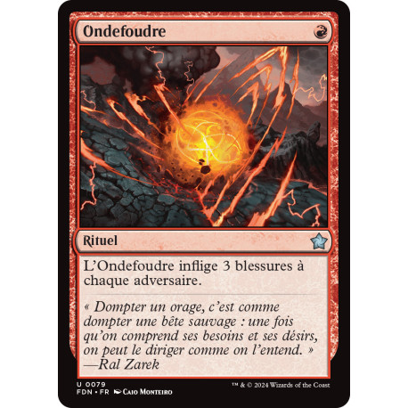 (Foil) Rouge - Ondefoudre (U) [FDN]