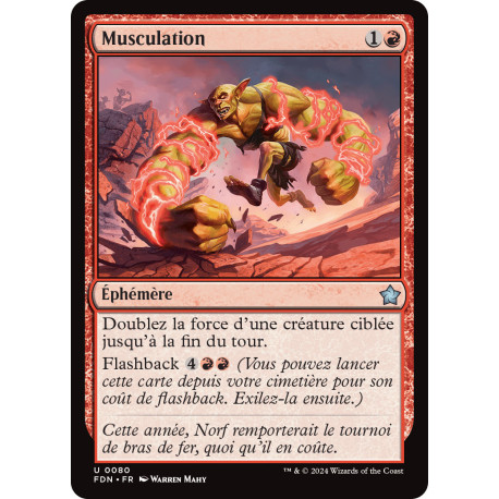 (Foil) Rouge - Musculation (U) [FDN]