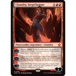 (Foil) Rouge - Chandra, forgeflamme (V1) (M) [FDN]