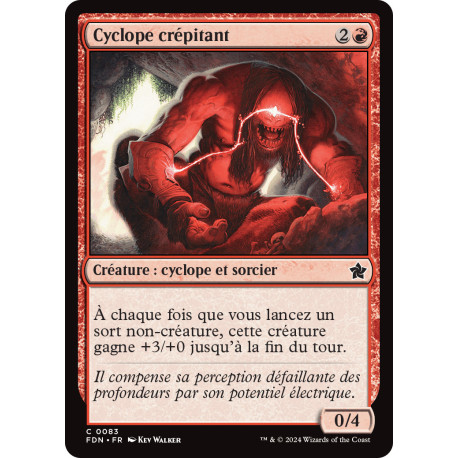 (Foil) Rouge - Cyclope crépitant (C) [FDN]