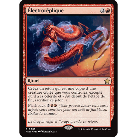 (Foil) Rouge - Électroréplique (V1) (R) [FDN]