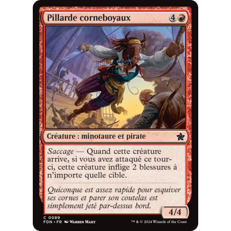 (Foil) Rouge - Pillarde corneboyaux (C) [FDN]