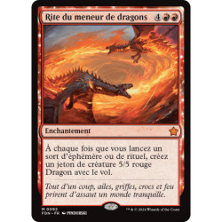 (Foil) Rouge - Rite du meneur de dragons (V1) (M) [FDN]