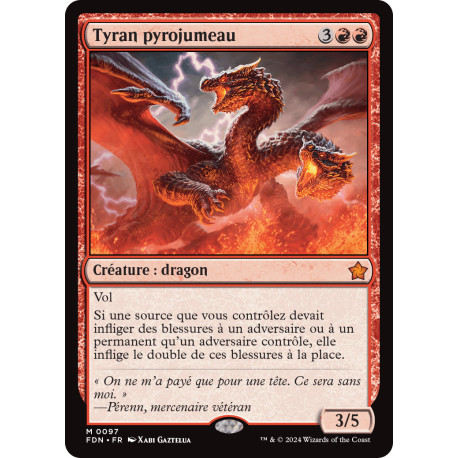 (Foil) Rouge - Tyran pyrojumeau (V1) (M) [FDN]