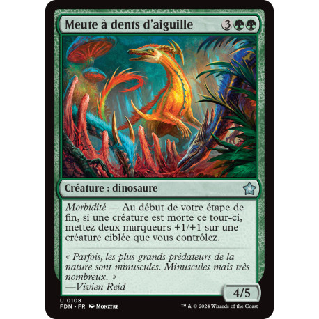 (Foil) Verte - Meute à dents d'aiguille (U) [FDN]