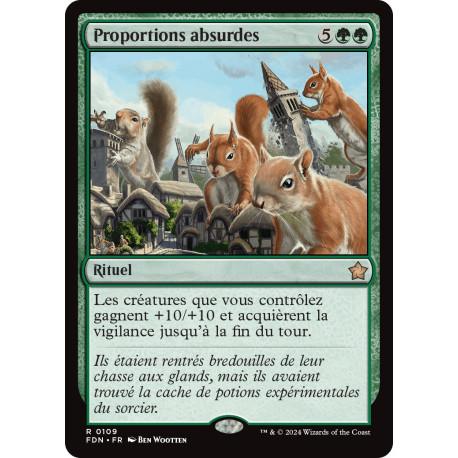 (Foil) Verte - Proportions absurdes (V1) (R) [FDN]