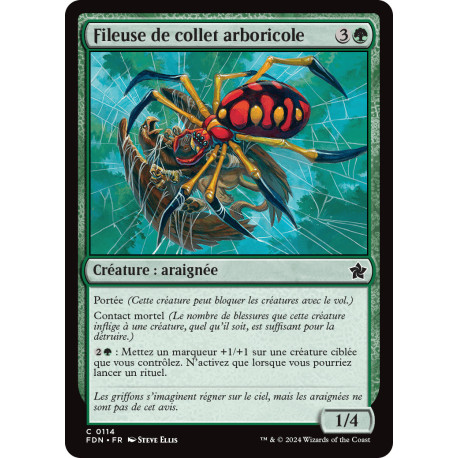 (Foil) Verte - Fileuse de collet arboricole (C) [FDN]