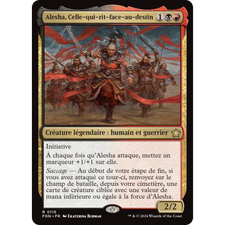(Foil) Multicolore - Alesha, Celle-qui-rit-face-au-destin (V1) (R) [FDN]