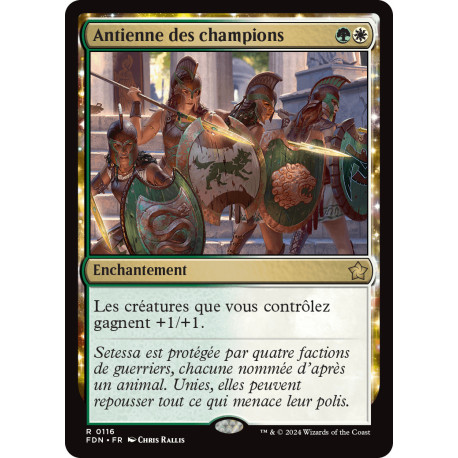 (Foil) Multicolore - Antienne des champions (V1) (R) [FDN]