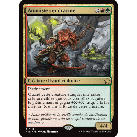 (Foil) Multicolore - Animiste cendracine (V1) (R) [FDN]