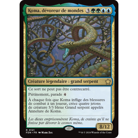 (Foil) Multicolore - Koma, dévoreur de mondes (V1) (R) [FDN]