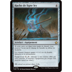 (Foil) Incolore - Hache de ligne ley (V1) (R) [FDN]
