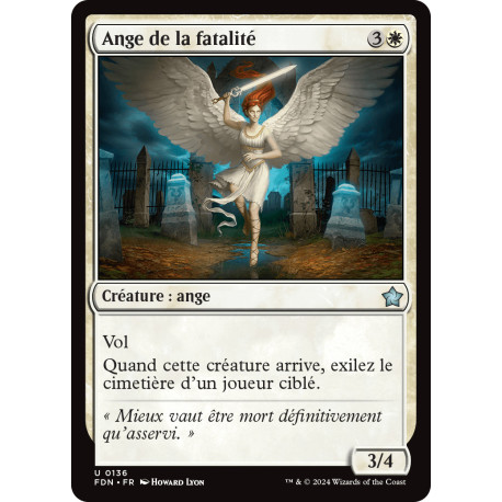 (Foil) Blanche - Ange de la fatalité (U) [FDN]