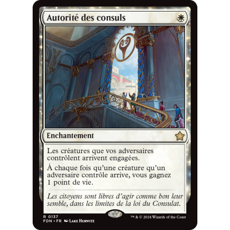 (Foil) Blanche - Autorité des consuls (R) [FDN]