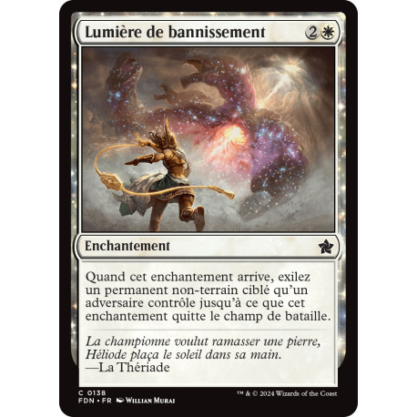 (Foil) Blanche - Lumière de bannissement (C) [FDN]
