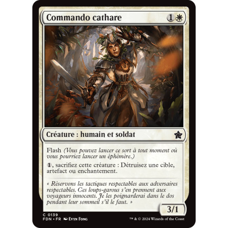 (Foil) Blanche - Commando cathare (C) [FDN]