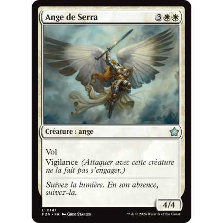 (Foil) Blanche - Ange de Serra (U) [FDN]