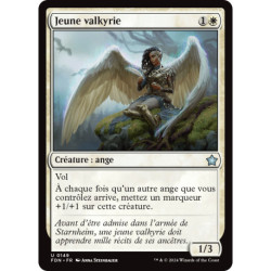 (Foil) Blanche - Jeune valkyrie (V1) (U) [FDN]