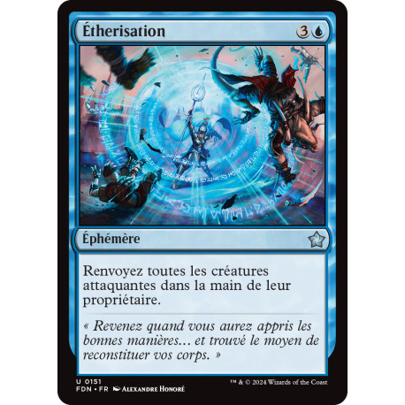 (Foil) Bleue - Étherisation (U) [FDN]