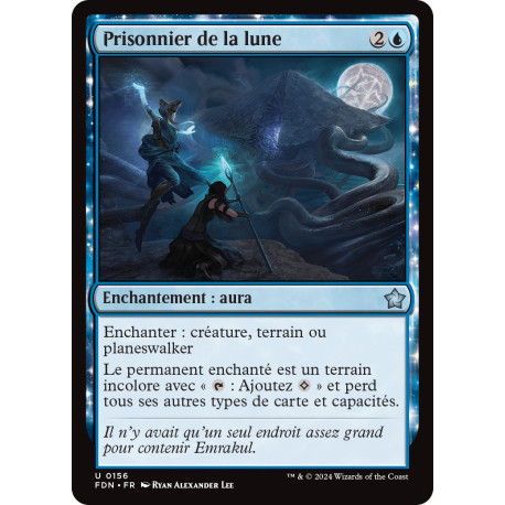 (Foil) Bleue - Prisonnier de la lune (U) [FDN]