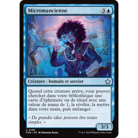 (Foil) Bleue - Micromancienne (U) [FDN]