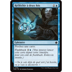 (Foil) Bleue - Réfléchir à deux fois (V1) (C) [FDN]