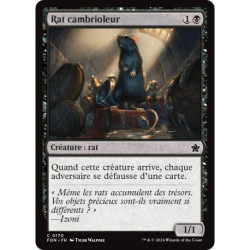 (Foil) Noire - Rat cambrioleur (C) [FDN]