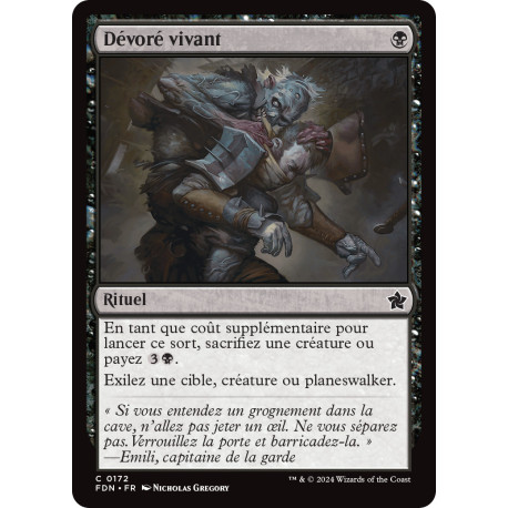 (Foil) Noire - Dévoré vivant (C) [FDN]