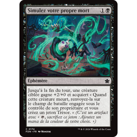 (Foil) Noire - Simulez votre propre mort (C) [FDN]