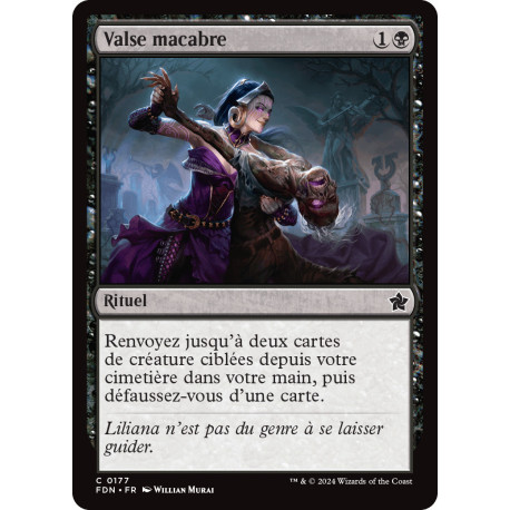 (Foil) Noire - Valse macabre (C) [FDN]