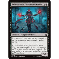 (Foil) Noire - Prêtresse du fléau en maraude (C) [FDN]