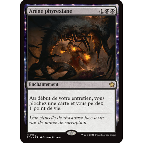 (Foil) Noire - Arène phyrexiane (V1) (R) [FDN]