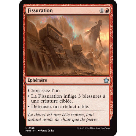 (Foil) Rouge - Fissuration (V1) (U) [FDN]