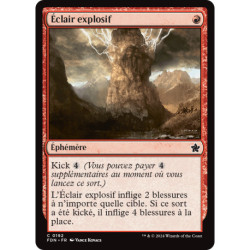 (Foil) Rouge - Éclair explosif (C) [FDN]